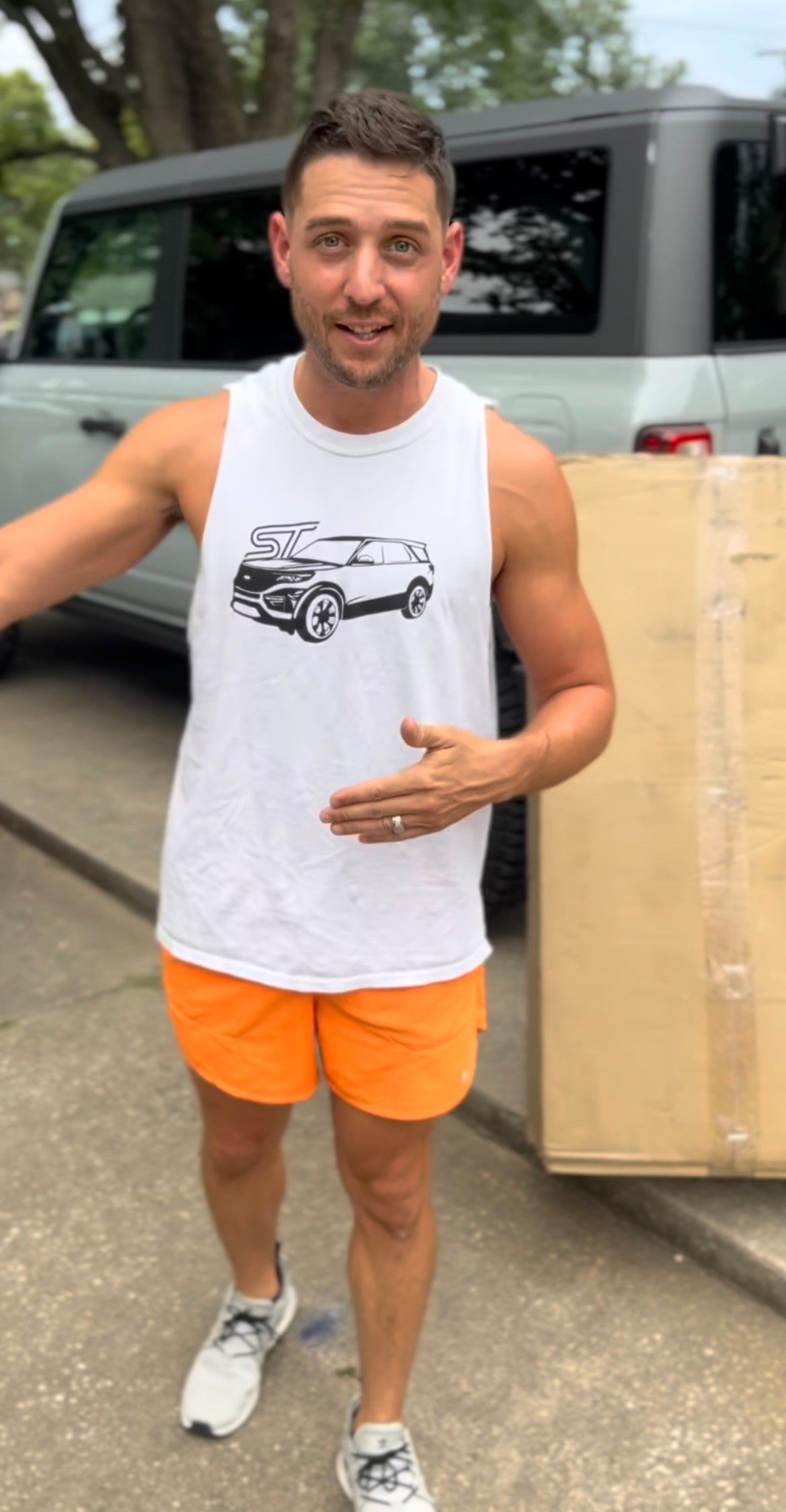 White OG Explorer Tee